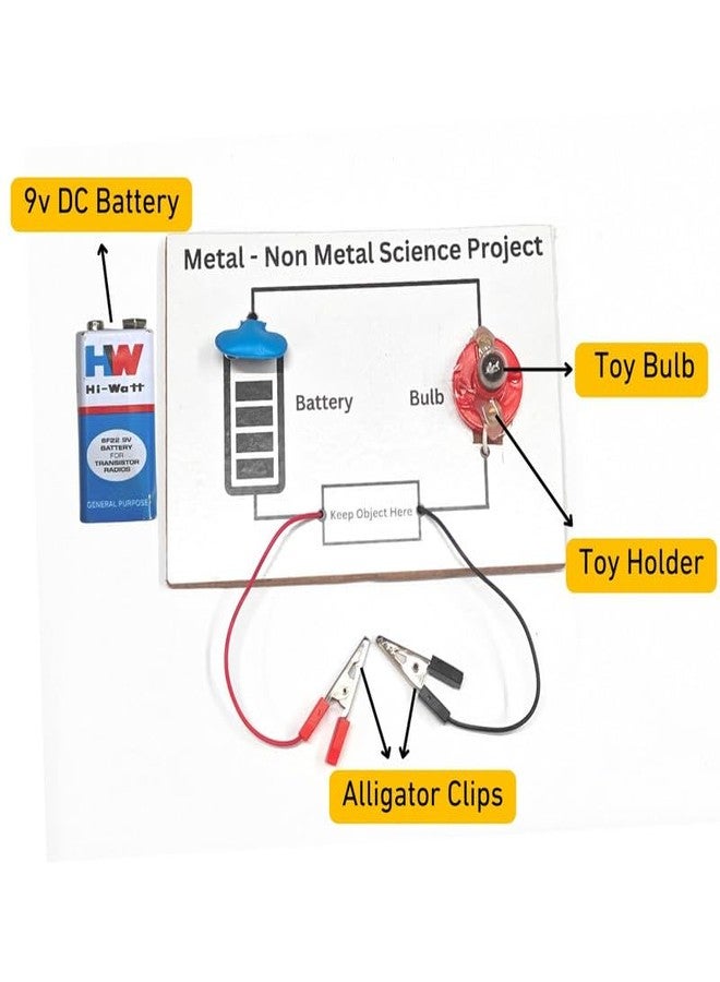 ESPtronics مشروع إلكترونيات ESPtronics DIY، نموذج عملي، مشروع علمي، مجموعة تجارب معدنية وغير معدنية لأطفال المدارس - Image 3